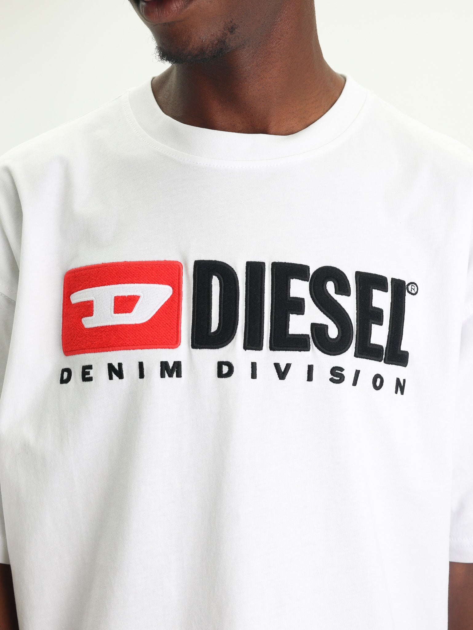 Diesel T-Shirt T-Boxt Div Relaxed White
